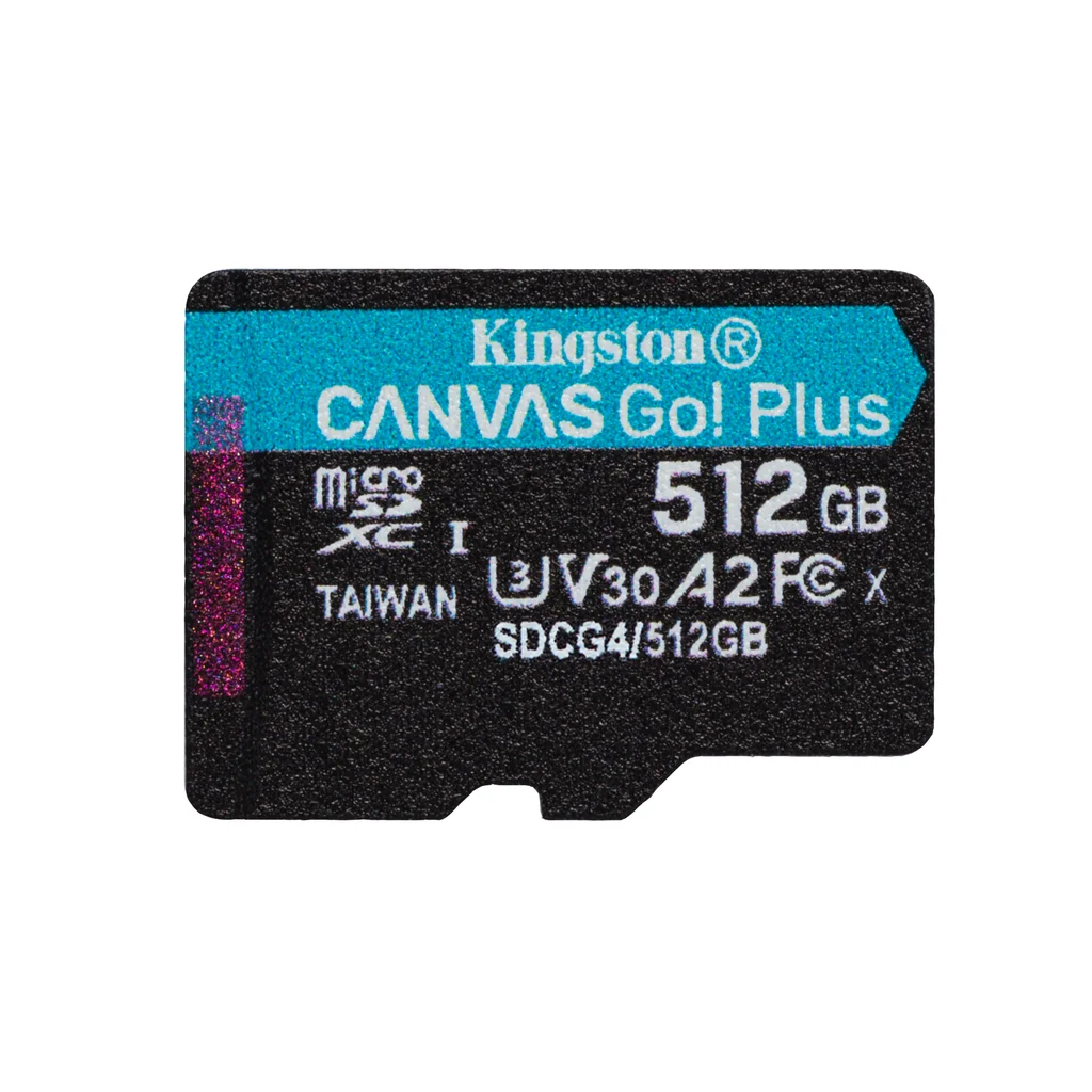 512GB microSDXC Canvas Go Plus Gen4 200R A2 U3 Single w/oADP