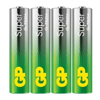 GP BATTERIES alt GP Super Alkaline AAA-batteri LR03/24AU 4-pack