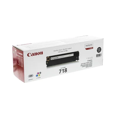 CANON 718BK Tonerkassett Svart