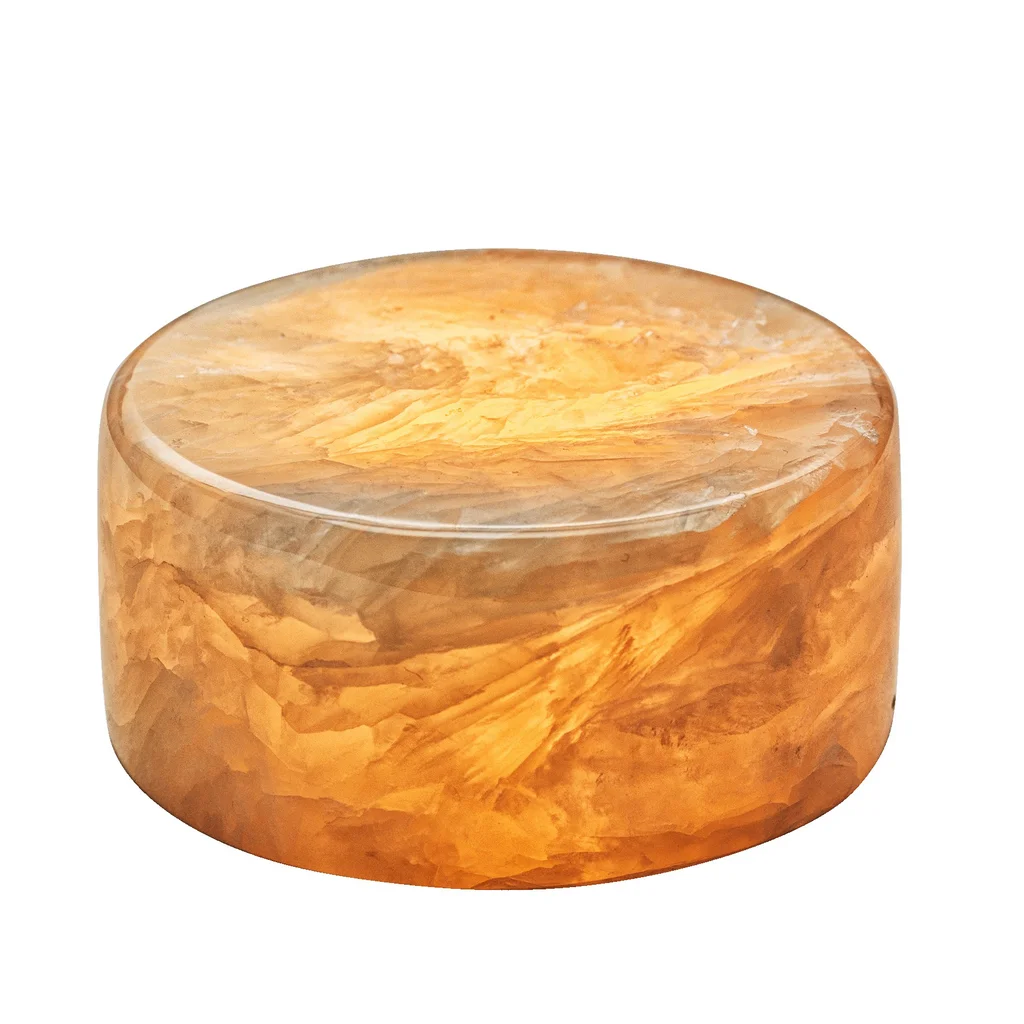 Marble S beige blank ljusdekoration marmor 80x40mm