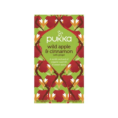 Pukka Pukka Wild Apple & Cinnamon tebreve 20-pak 5060229011046 Modsvarer: N/A