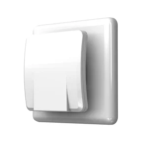 Nattlampa med skymningssensor slim vit