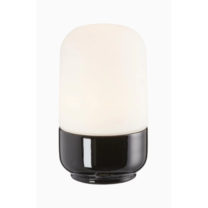 Ohm Svart Taklampa Opal E27 Max 40W