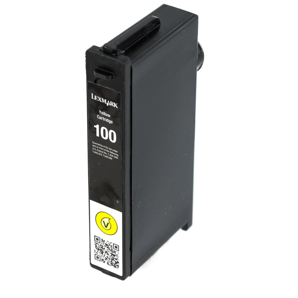 Lexmark 100 Bläckpatron gul, 200 sidor