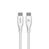 Aqiila Cablebird CS11 kabel USB-C till C 60W silikon 1m vit