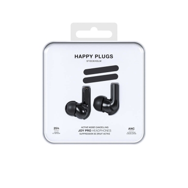Happy Plugs Høretelefoner Joy Pro In-Ear ANC Sort
