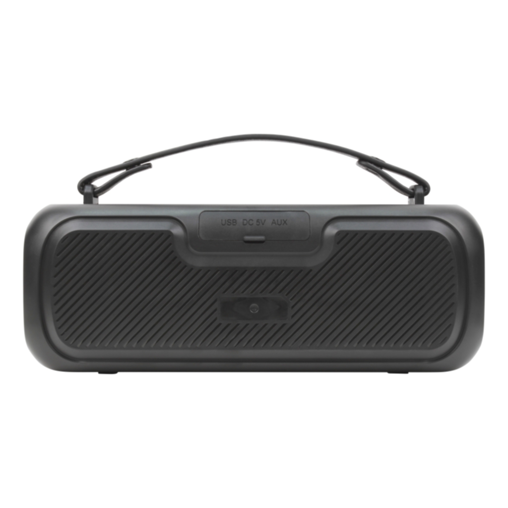 Streetz TWS Boombox, IPX5, BT 5/AUX/USB-A, RGB-LED, svart