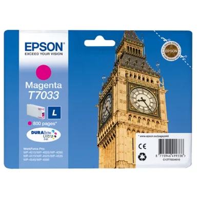 Epson Epson T7033 Blækpatron Magenta T7033 Modsvarer: N/A