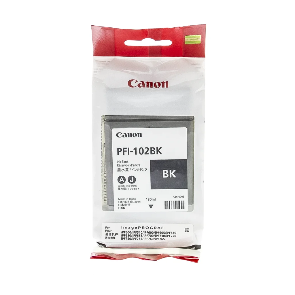 Canon PFI-102 BK Bläckpatron Svart