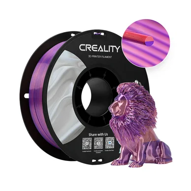 Creality Creality CR-PLA Silk - 1.75mm - 1kg Lyserød/Lilla 6971636405559 Modsvarer: N/A