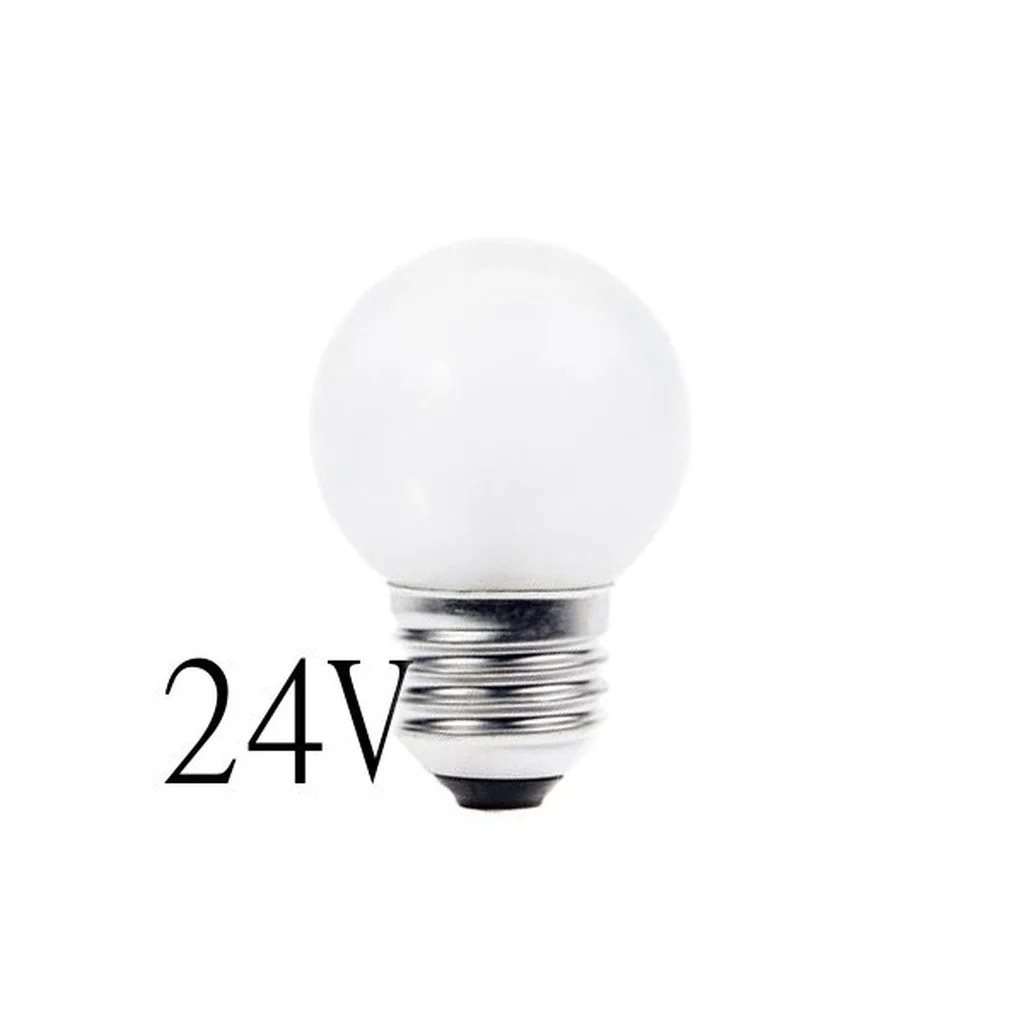 Lågvoltslampa matt klot 500lm E27 40W 24V
