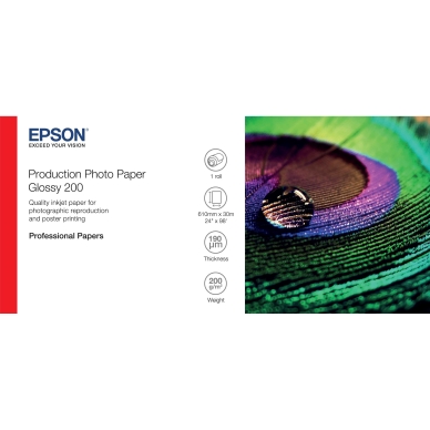 EPSON alt Epson 24" Production Photo Paper Glossy 200g 30m