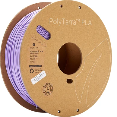 Polymaker 70852 PolyTerra PLA Filament PLA-plast #####geringerer Kunststoffgehalt 1.75 mm 1000 g Lilla (mat) 1 stk