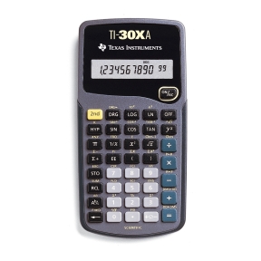 Calculatrice scientifique Texas TI-30 XA