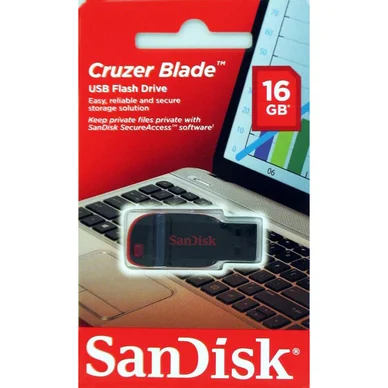SanDisk USB-minne 2.0 Blade 16GB
