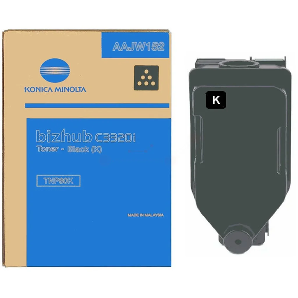 Konica Minolta TNP-80 K Tonerkassett Svart