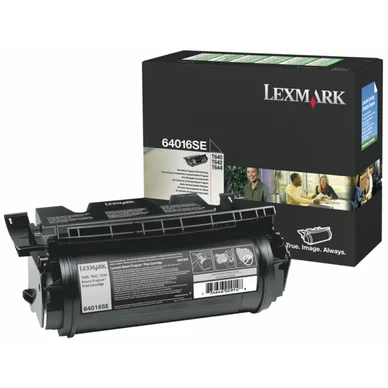 Lexmark Tonerkassette sort 6.000 sider return 64016SE Modsvarer: N/A billede
