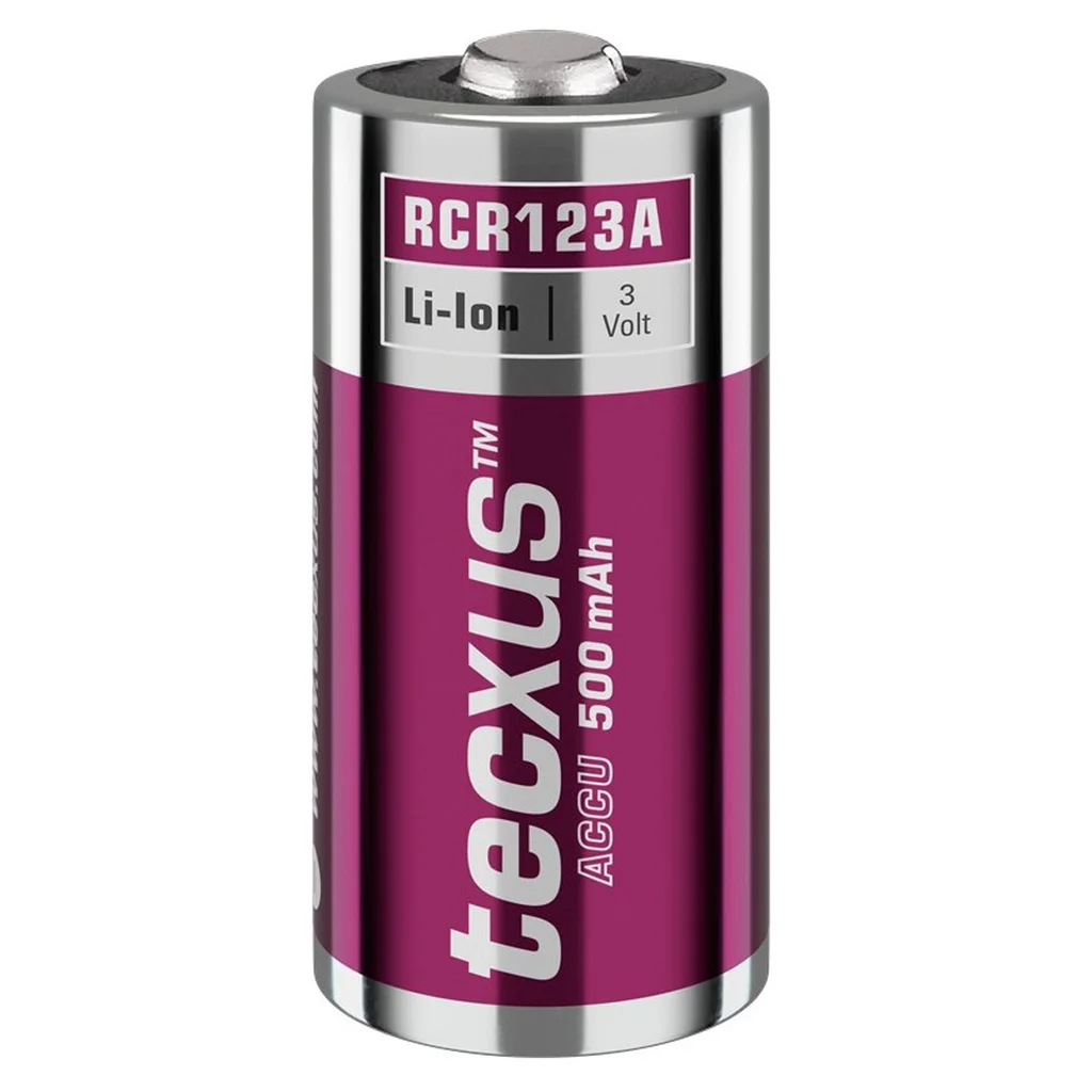 Tecxus Batteri RCR123 Laddningsbart
