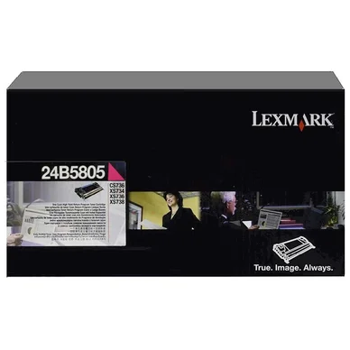 Lexmark Tonerkassette magenta 10.000 sider 24B5805 Modsvarer: N/A billede