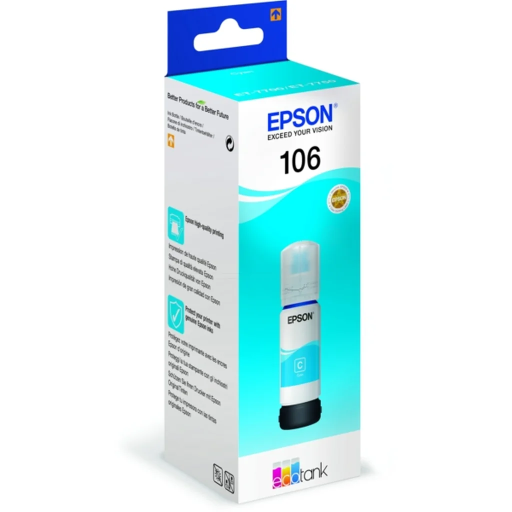 Epson 106 Bläckflaska Cyan