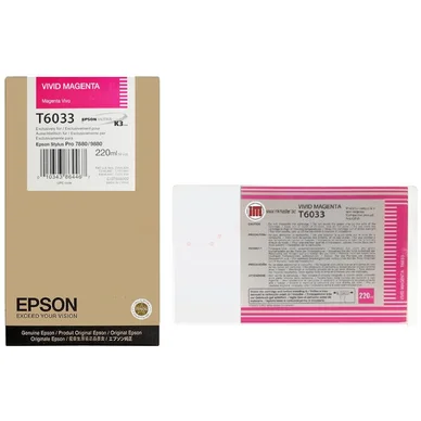 Epson Epson T6033 Blækpatron Magenta T6033 Modsvarer: N/A billede