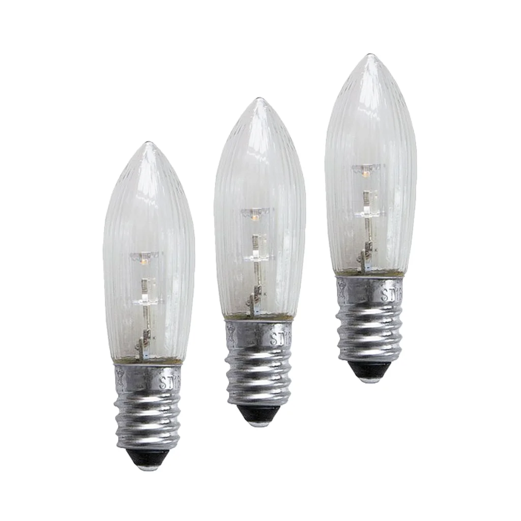 LED-lampa E10 universal 0,2W 3-pack