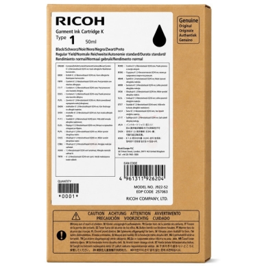 Ricoh Cartouche d'encre noir, 200 pages