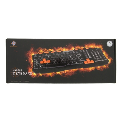 DELTACO alt Deltaco DK110 Gaming Tastatur, Anti-Ghosting, USB, Nordic