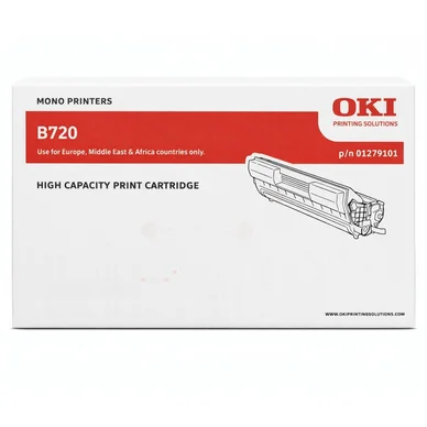 OKI Tonerkassette sort 20.000 sider, høj kapacitet 01279101 Modsvarer: N/A
