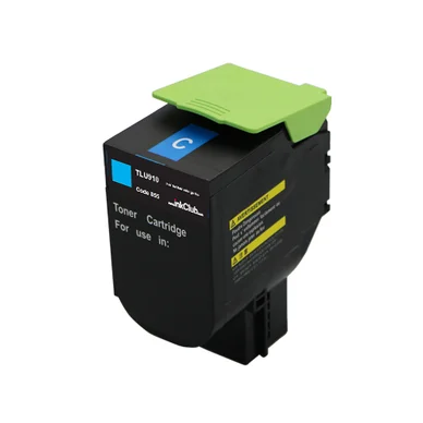 inkClub Tonerkassett, erstatter Lexmark 702HC, cyan, 3.000 sider TLU910 Modsvarer: 70C2HC0