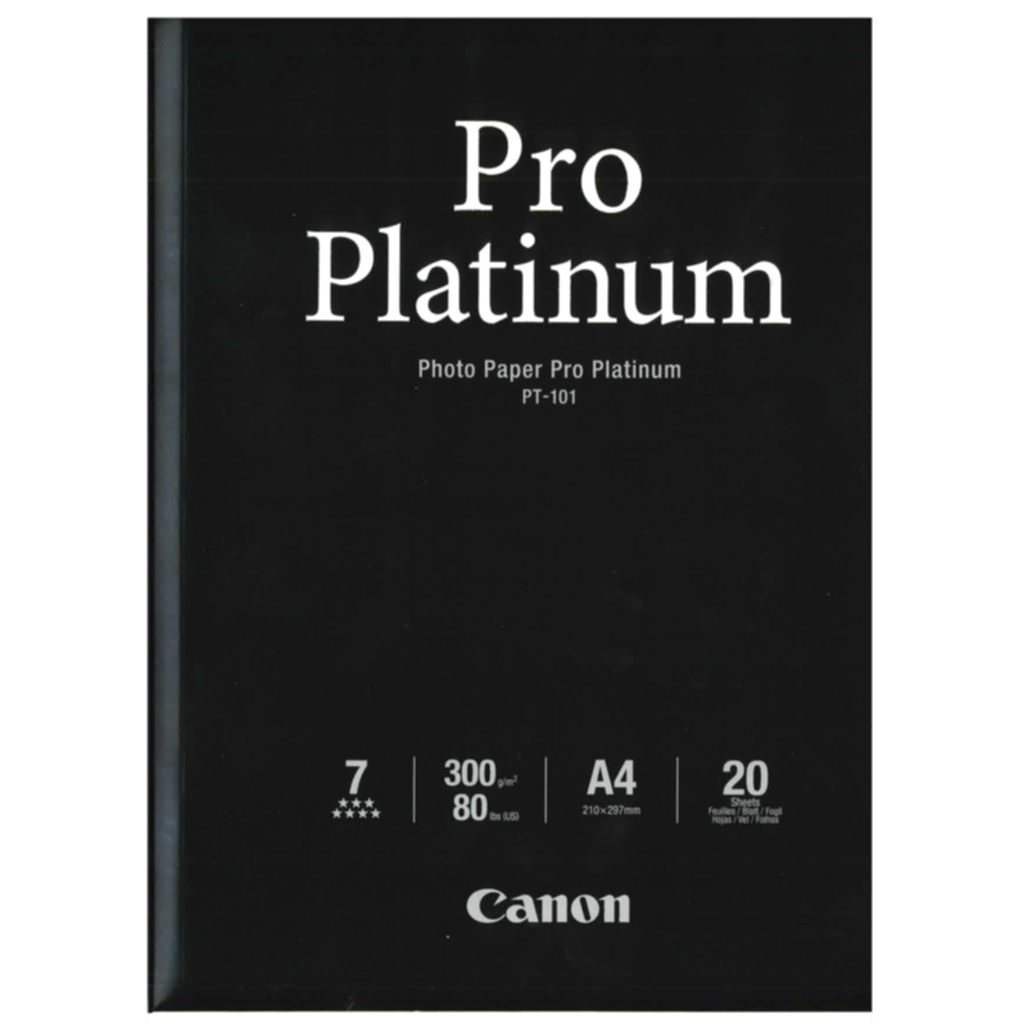 Canon Fotopapir Pro Platinum A4 20 ark 300g (PT-101)