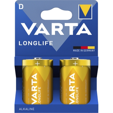 Varta Varta Longlife batteri - D 2 pk. 4120101422 Modsvarer: N/A