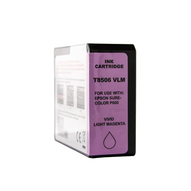 WL Blækpatron, erstatter Epson T8506, lys magenta, 84 ml 0T8506 Modsvarer: T8506
