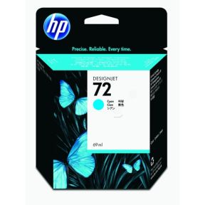 HP 72 Bläckpatron cyan, 69 ml