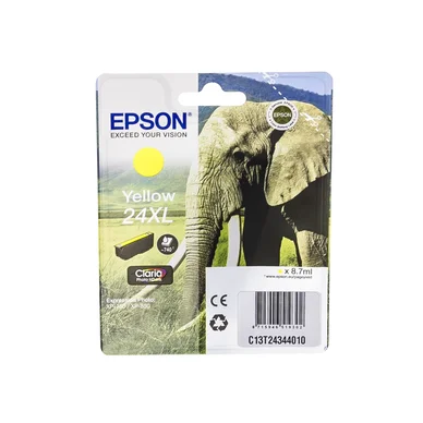 Epson Epson 24XL Blækpatron Gul T2434 Modsvarer: N/A billede