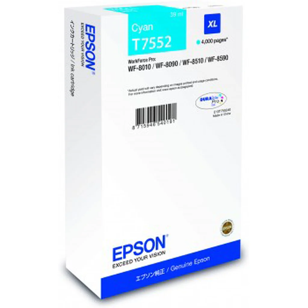 Epson T7552 Bläckpatron Cyan