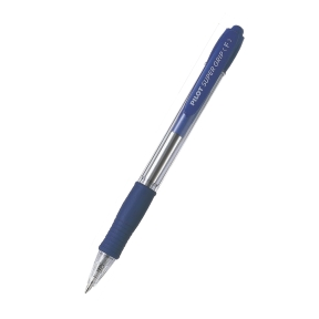 Kugelschreiber PILOT Super Grip F blau