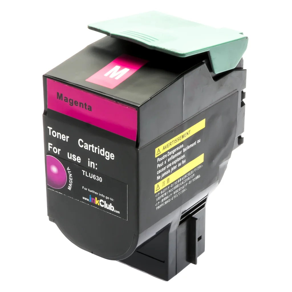 Tonerkassett, ersätter Lexmark C540H1MG, magenta, 2.000 sidor