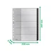 Leitz Recycle Register, PP, extra bred, 1-20 A4