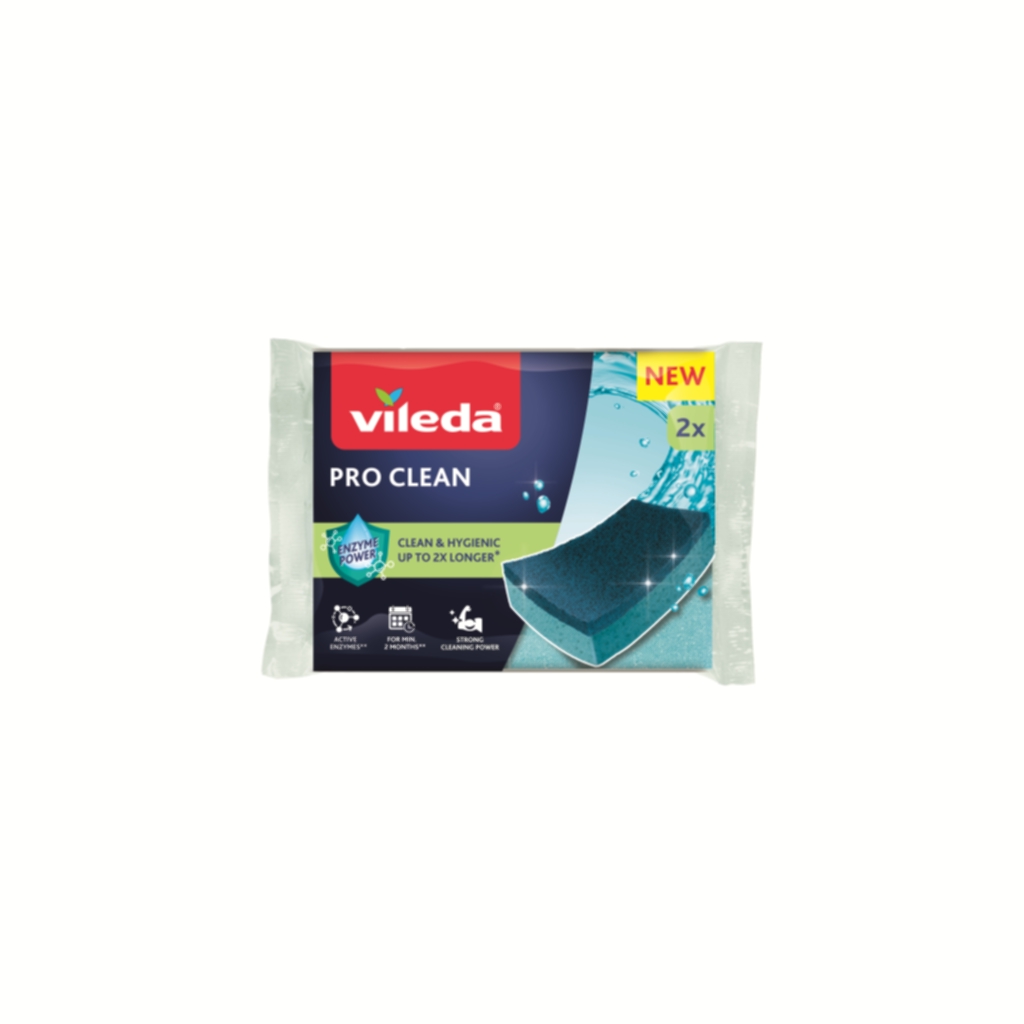 Vileda Pro Clean Skrubbsvamp 2-pack