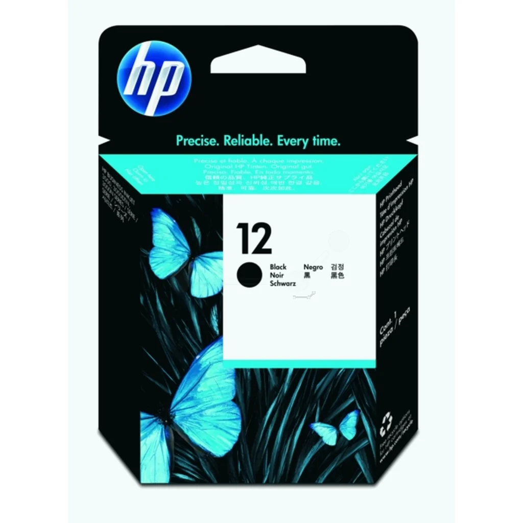 HP 12 Skrivhuvud svart