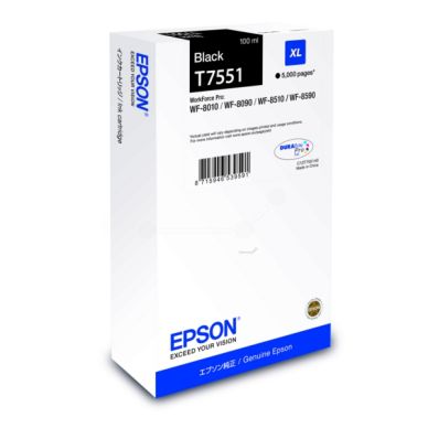 EPSON alt EPSON T7551 Blekkpatron svart