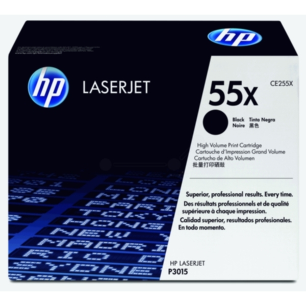 HP HP 55X Tonerkassett Svart CE255X Tilsvarer: N/A