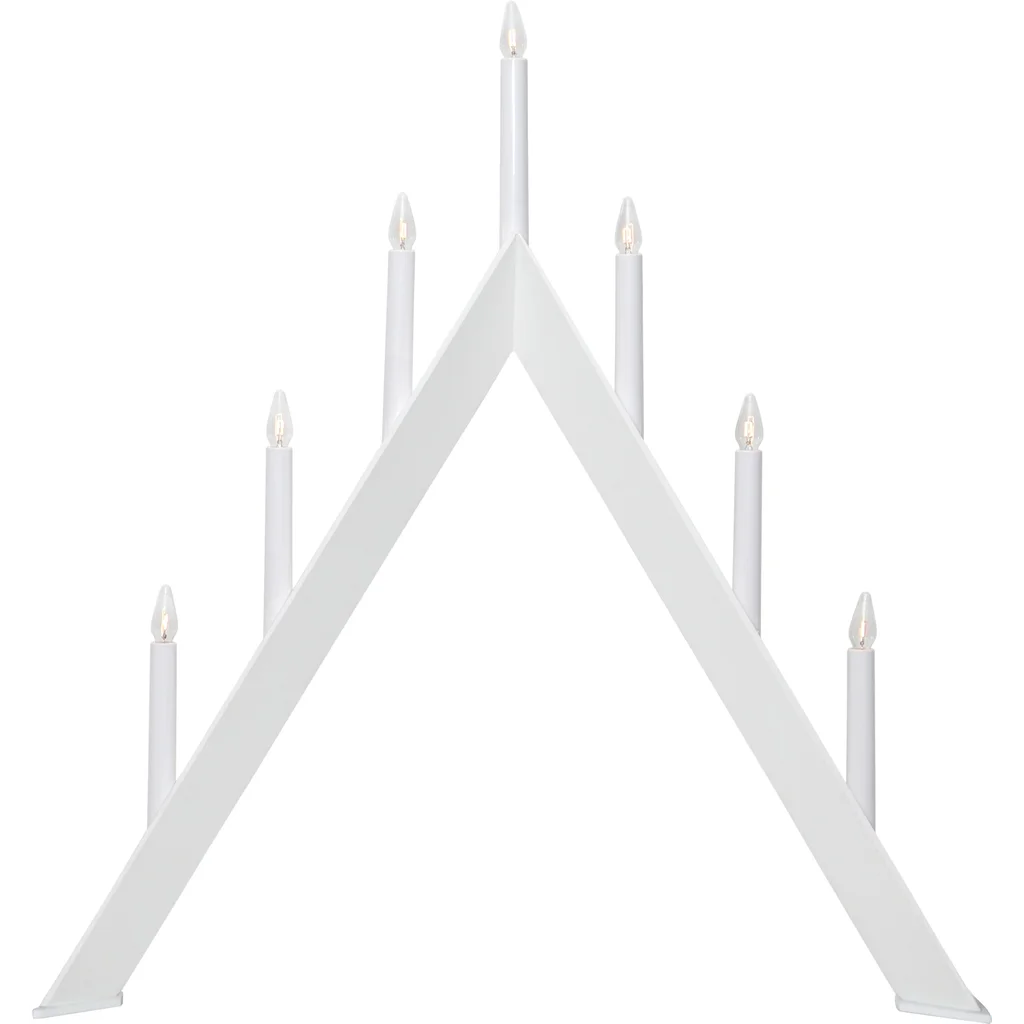 Ljusstake Arrow Vit 60cm