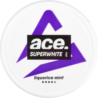 ACE alt Ace Superwhite Liquorice Mint Strong Slim