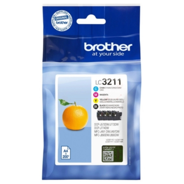 Brother LC3211 MultiPack BK,C,M,Y,