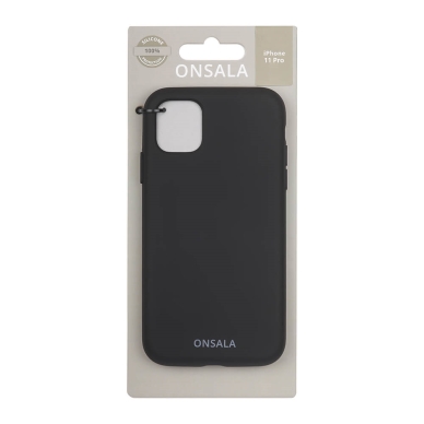Onsala Mobilskal Silikon iPhone 11 Pro, Black