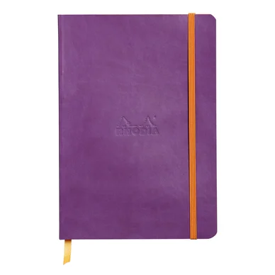 Rhodiarama anteckningsbok A5, soft cover lila