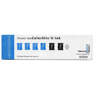 Xerox Colorstix 5 stk. cyan + 2 stk. sort 7.000 sider 16190301 Modsvarer: N/A
