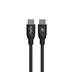 Aqiila Cablebird CB11 kabel USB C til C 240W flettet 1m sort